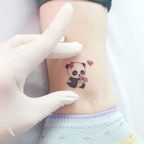 hình xăm gấu trúc
