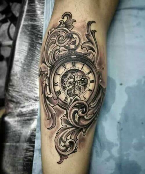 xăm đồng hồ ở tay