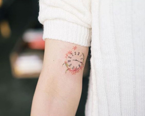 hình xăm đồng hồ đẹp nhất