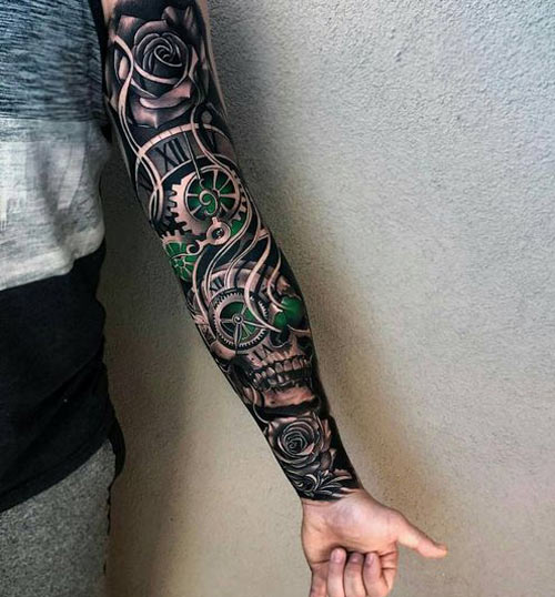 xăm hình đồng hồ