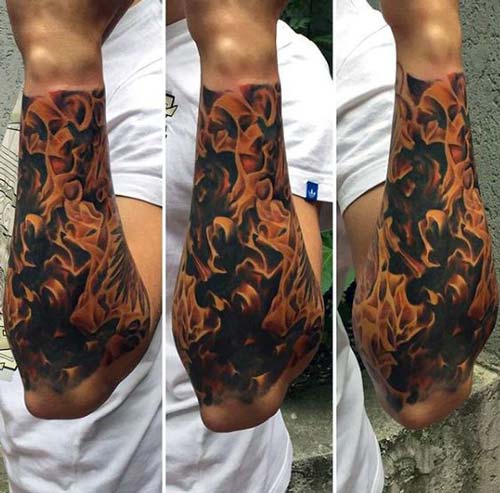 hình xăm ngọn lửa đẹp