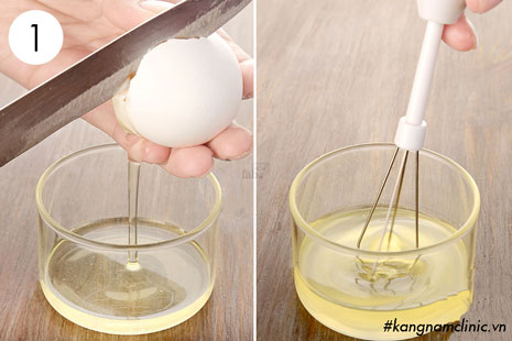 mặt nạ lòng trắng trứng se lỗ chân lông