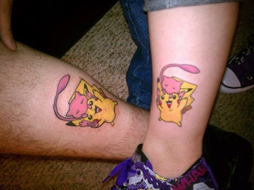 xăm hình pikachu đáng yêu 