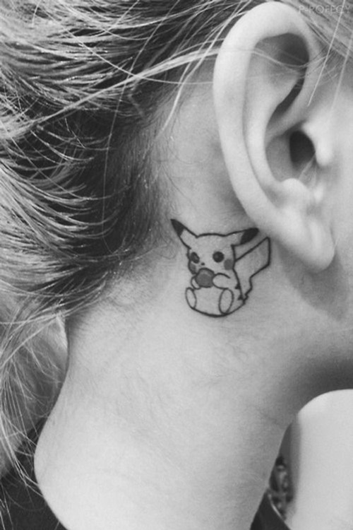 Xăm hình pikachu đẹp