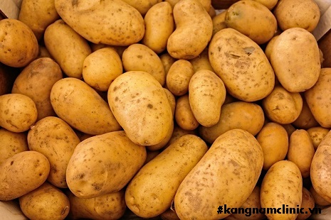 Khoai tây giúp da trắng sáng sau nhiều lần áp dụng mặt nạ khoai tây