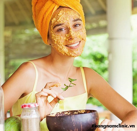 mặt nạ yến mạch trứng gà