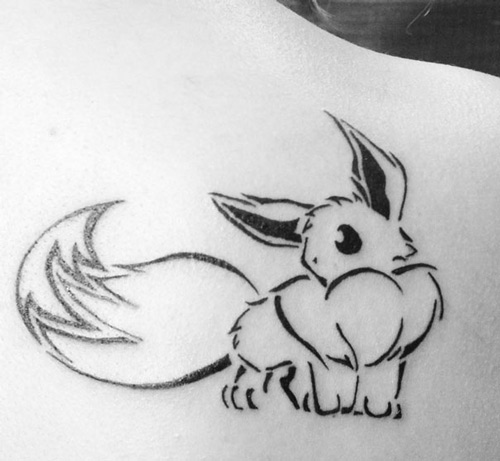hình xăm pikachu nhỏ