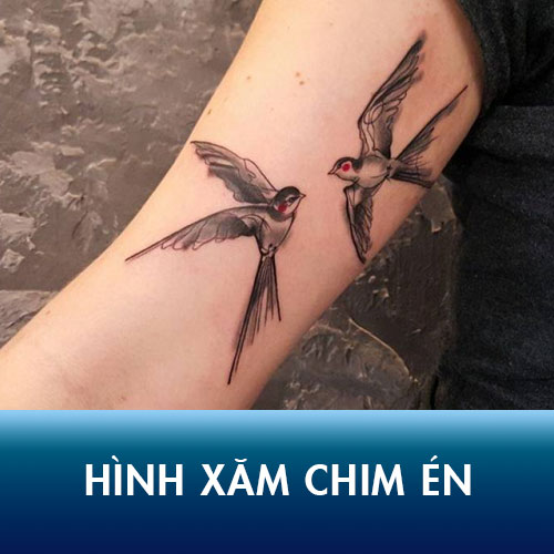 Hình xăm chim én – Biểu tượng của sự sung túc, bình yên và hạnh phúc