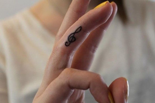 hình xăm cho những người yêu âm nhạc