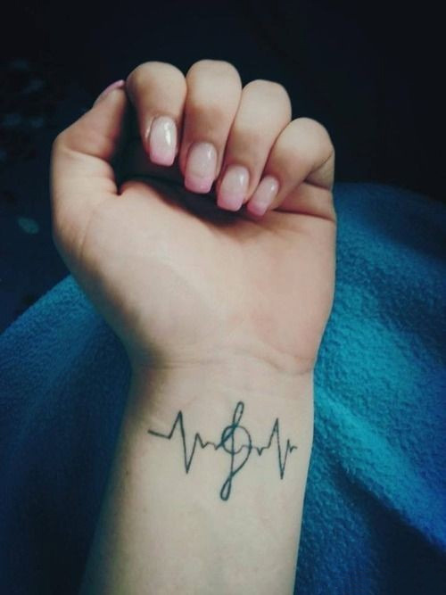hình xăm nốt nhạc đẹp nhất