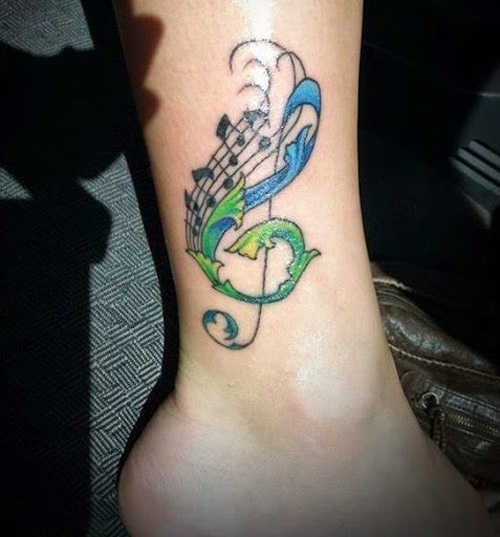 tattoo âm nhạc