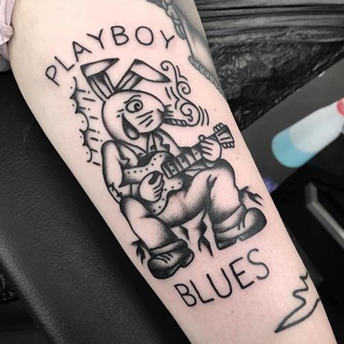 hình xăm nhỏ playboy