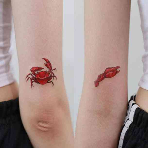 hình xăm chòm sao cung cự giải