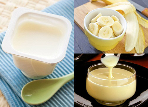 đắp mặt nạ chuối