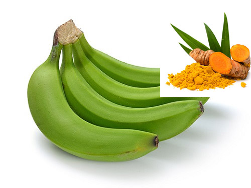 mặt nạ chuối xanh