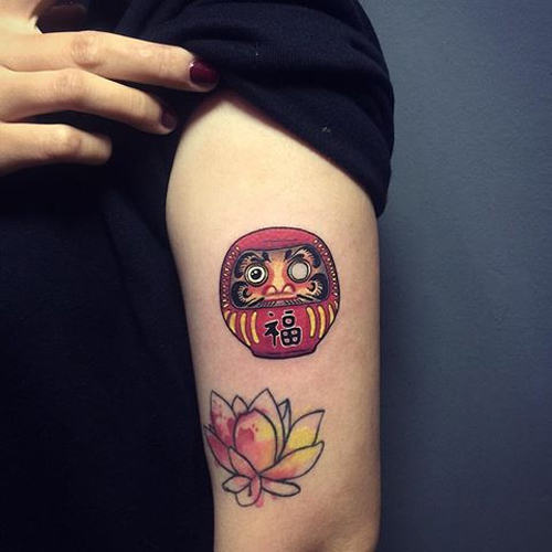 ý nghĩa hình xăm daruma