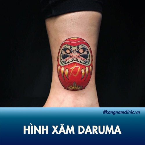 Hình xăm Daruma – Bùa may mắn giúp chủ nhân vượng khí tài lộc