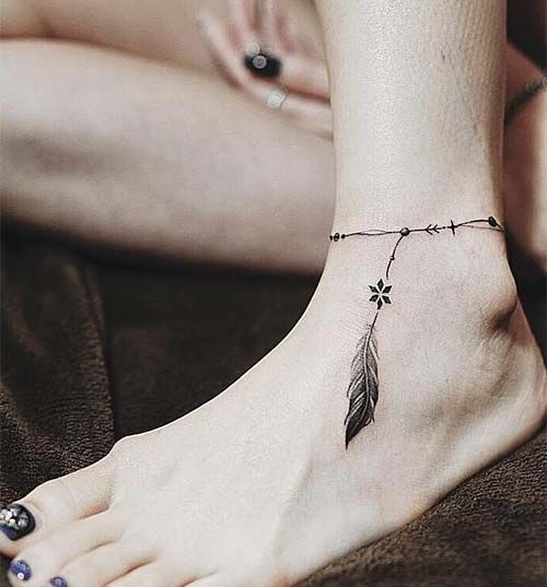 tattoo lắc chân đẹp 